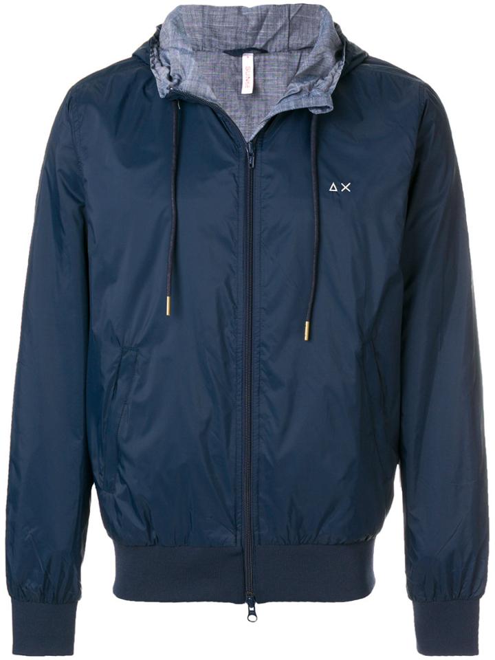 Sun 68 Hooded Style Jacket - Blue