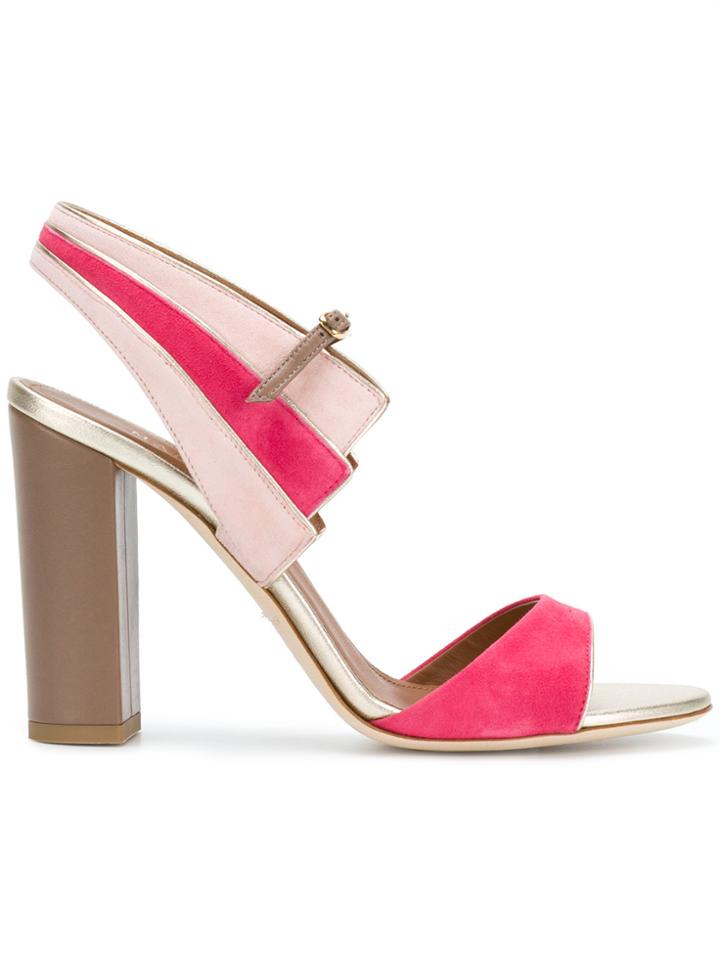 Malone Souliers Careen Sandals - Pink & Purple