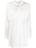 Cherevichkiotvichki Button-up Loose-fit Shirt - White