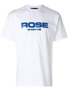 Martine Rose Logo Patch T-shirt - White