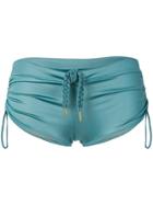 Marlies Dekkers Holi Glamour Drawstring Bikini Shorts - Blue