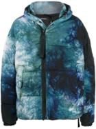 Nemen Tie-dye Down Jacket - Blue