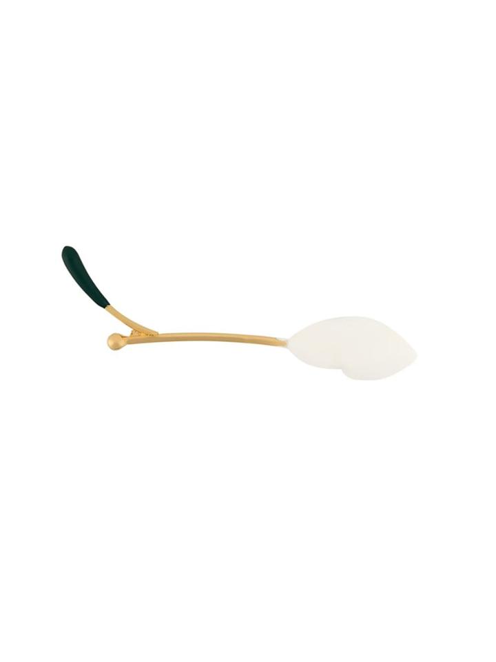 Marni Teardrop Stone Brooch - Metallic