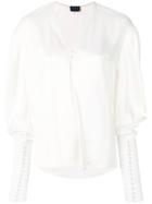 Peter Pilotto Off-the-shoulder Belted Blouse - Blue
