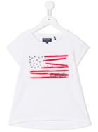 Woolrich Kids Printed T-shirt, Girl's, Size: 6 Yrs, White