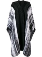 Dusan Oversized Gradient Cardi-coat - Grey