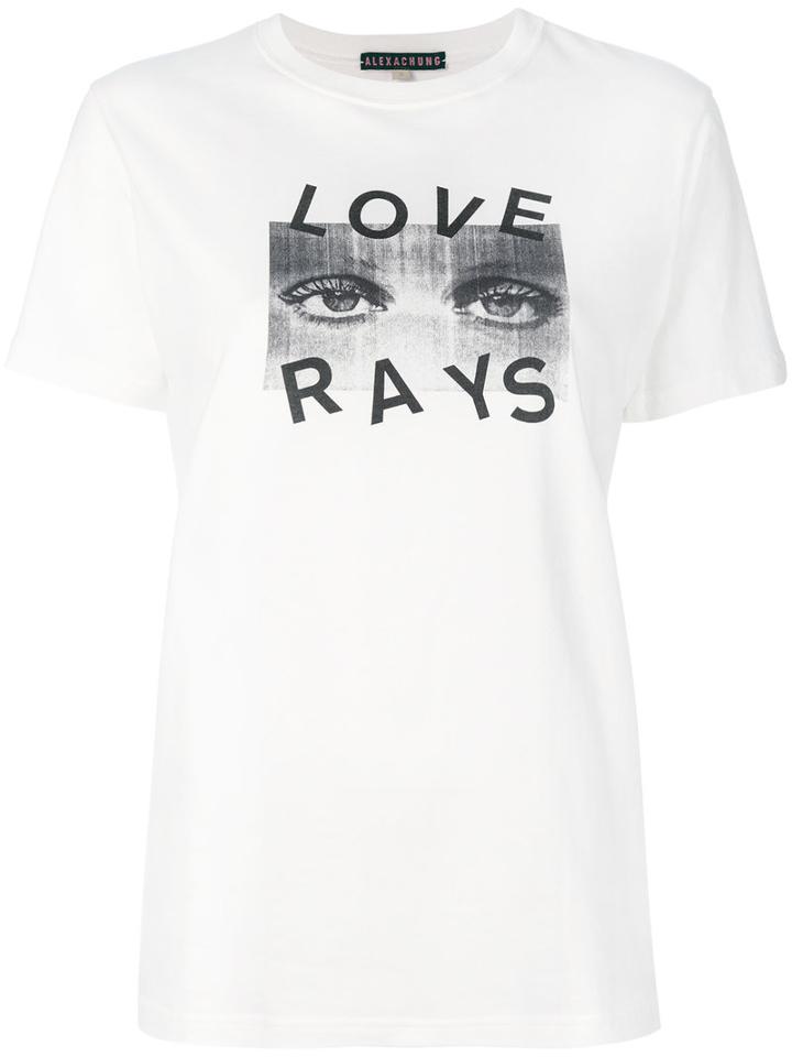 Alexa Chung - Printed T-shirt - Women - Cotton - Xs, Nude/neutrals, Cotton