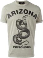 Dsquared2 Arizona Poisonous Snake T-shirt, Men's, Size: Small, Nude/neutrals, Cotton