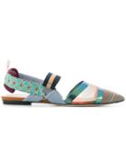 Fendi Slingback Sandals - Multicolour