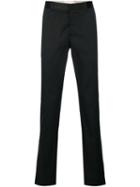 Alexander Mcqueen - Straight-leg Trousers - Men - Silk/cotton/acetate/viscose - 52, Black, Silk/cotton/acetate/viscose