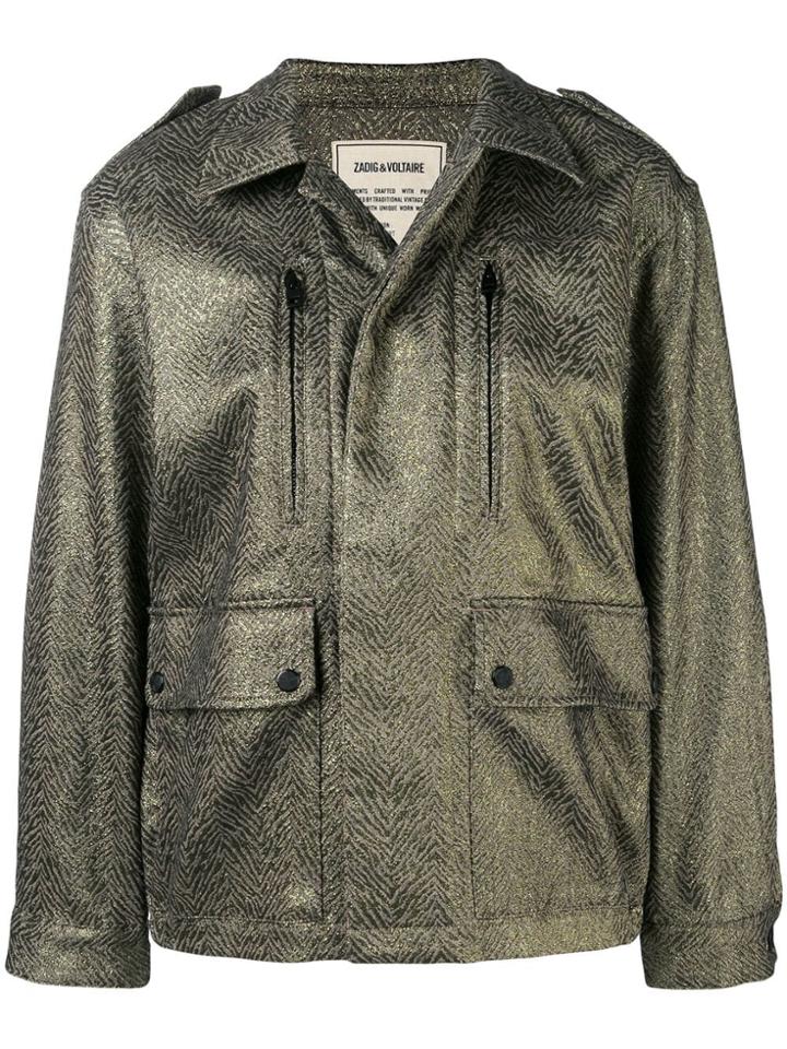 Zadig & Voltaire Kid Blouson Jacket - Gold