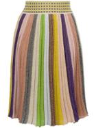 Missoni Pleated Skirt, Women's, Size: 40, Polyester/cupro/viscose/spandex/elastane