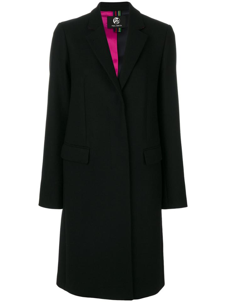 Ps By Paul Smith Single-breasted Coat - Black