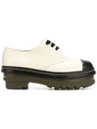 Marni Two Tone Lace-up Shoes - Nude & Neutrals