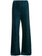 Giorgio Armani Striped Trousers - Black