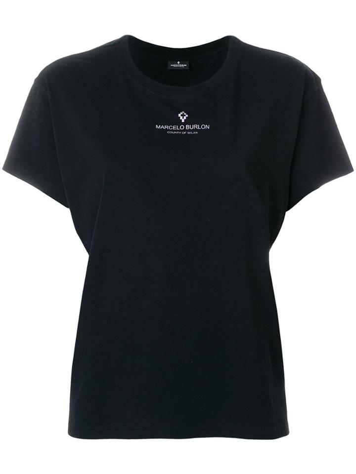 Marcelo Burlon County Of Milan Flags T-shirt - Black