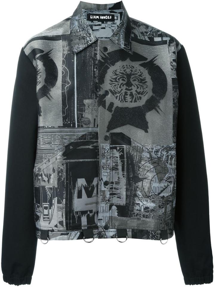 Liam Hodges Photo Coach Jacket, Men's, Size: Medium, Black, Cotton/polyester