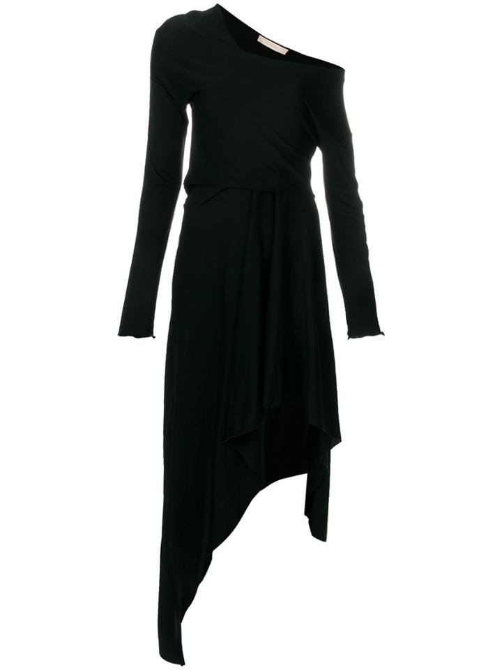Ssheena One Shoulder Dress - Black