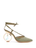 Jacquemus Logo Pumps - Green