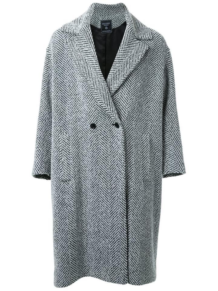Fad Three Double Breasted Coat