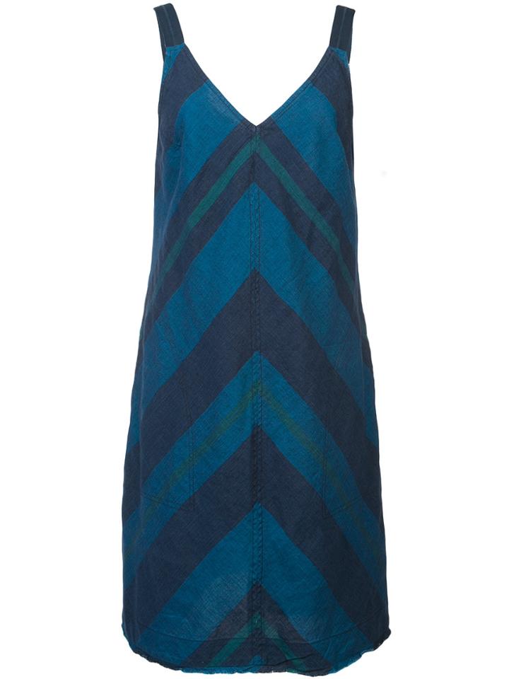 Trina Turk Printed Flared Dress - Blue