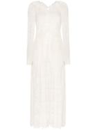 Paco Rabanne Lace Maxi Dress - Neutrals