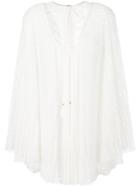 Philosophy Di Lorenzo Serafini Pleated Lace Dress - Nude & Neutrals