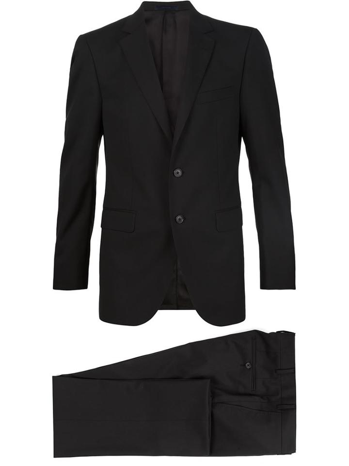Lanvin Classic Two-piece Suit, Men's, Size: 46, Black, Viscose/wool