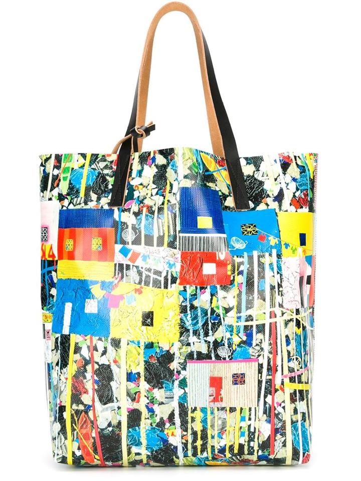Marni Roger Mello Print Shopping Tote