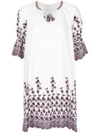 Ulla Johnson Embroidered Peasant Dress - White