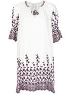 Ulla Johnson Embroidered Peasant Dress - White