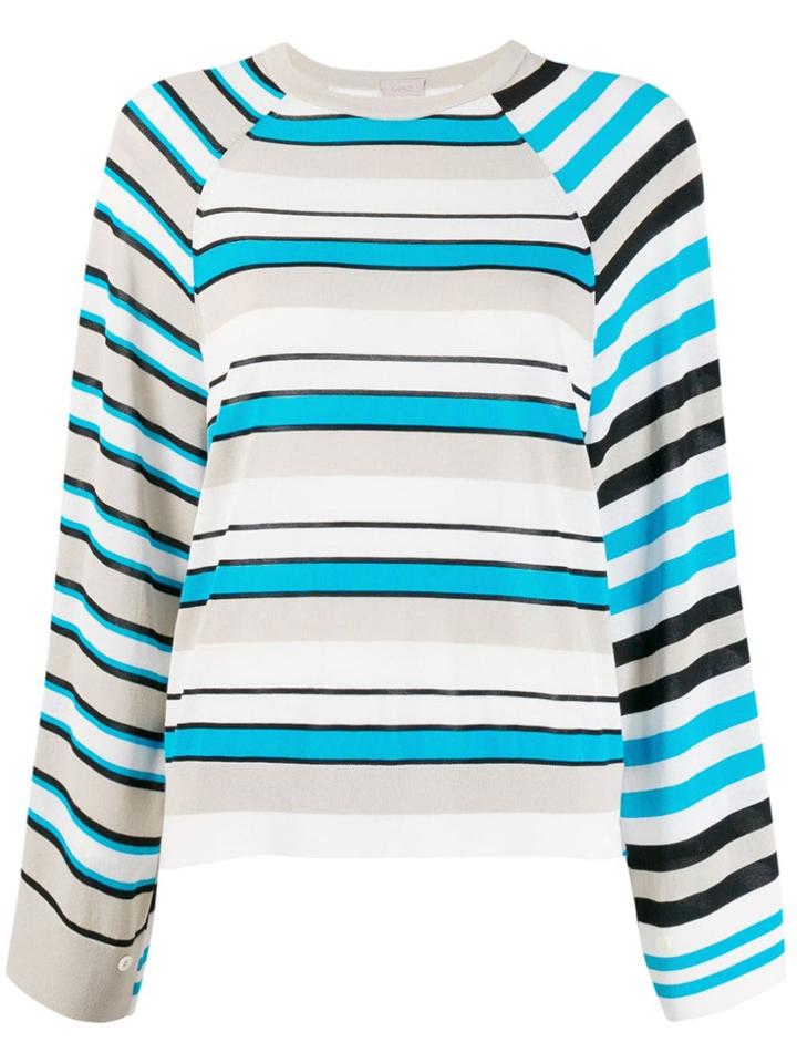 Mrz Oversized Striped Jumper - Neutrals