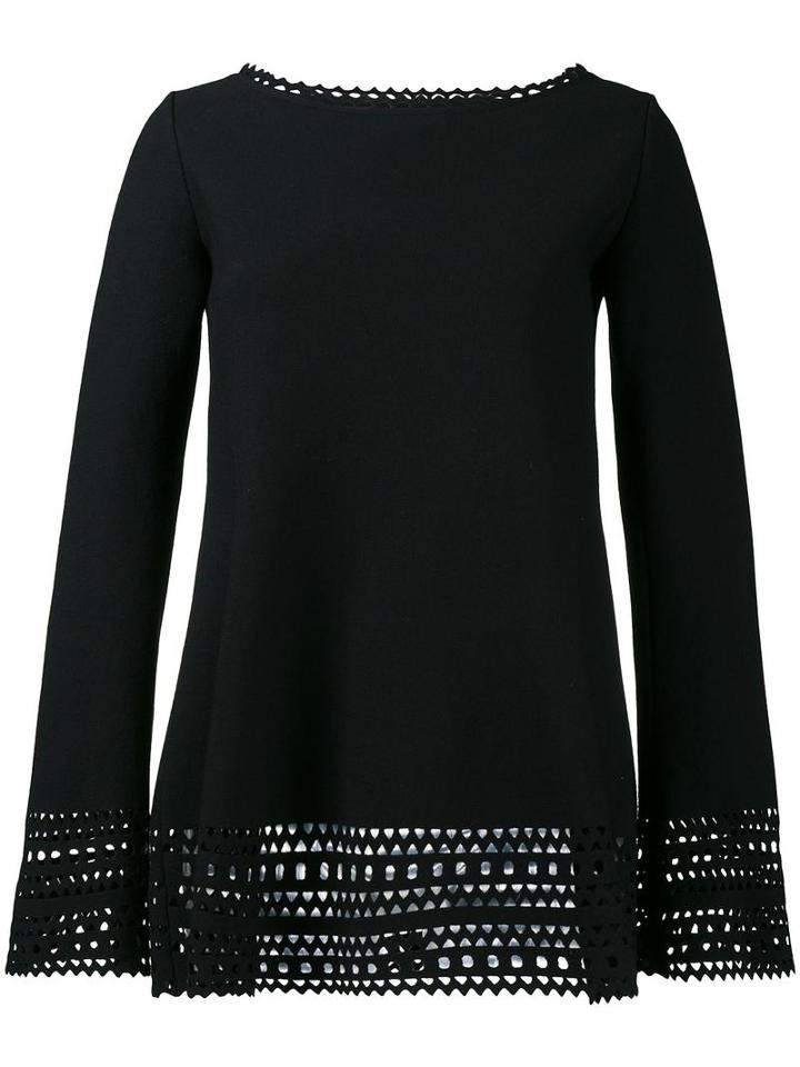 Alaïa 'vienne D'hiver' Tunic, Women's, Size: 44, Black, Wool/polyester