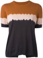 Isabel Marant Étoile - Gradient-effect T-shirt - Women - Cotton/cashmere - 40, Brown, Cotton/cashmere