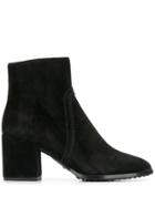 Tod's Zipped Ankle Boots - Black