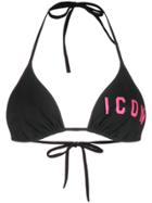 Dsquared2 Icon Triangle Bikini - Black