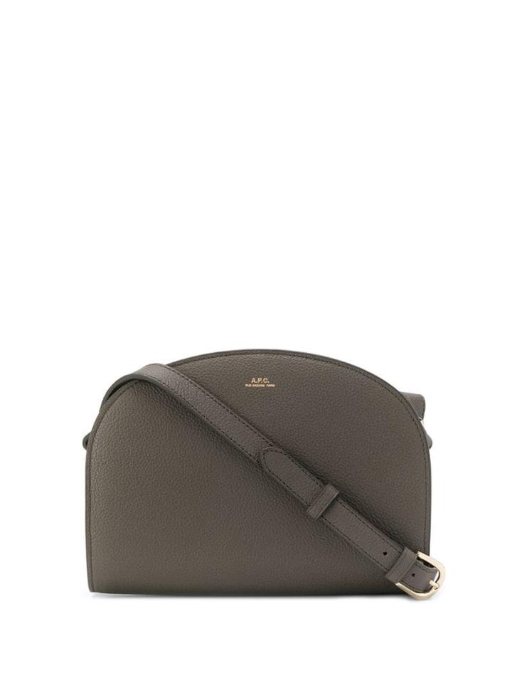 A.p.c. Half-moon Cross Body Bag - Grey