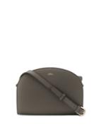 A.p.c. Half-moon Cross Body Bag - Grey