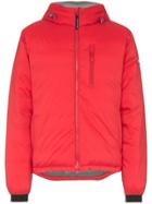 Canada Goose Lodge Feather Down Jacket - Red