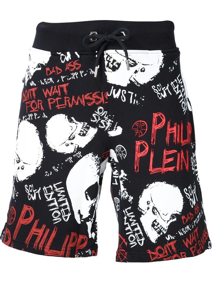 Philipp Plein 'the Sun' Jogging Shorts