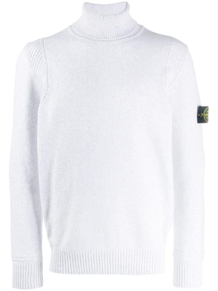 Stone Island Roll Neck Sweater - Grey