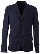 Yohji Yamamoto Wrinkle Textured Blazer