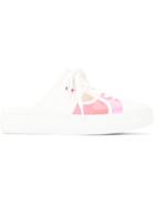 Sjyp Panelled Mule Sneakers - White