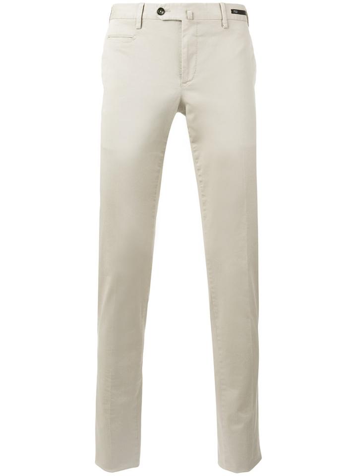 Pt01 - Turtle Cove Trousers - Men - Cotton/spandex/elastane - 54, Nude/neutrals, Cotton/spandex/elastane