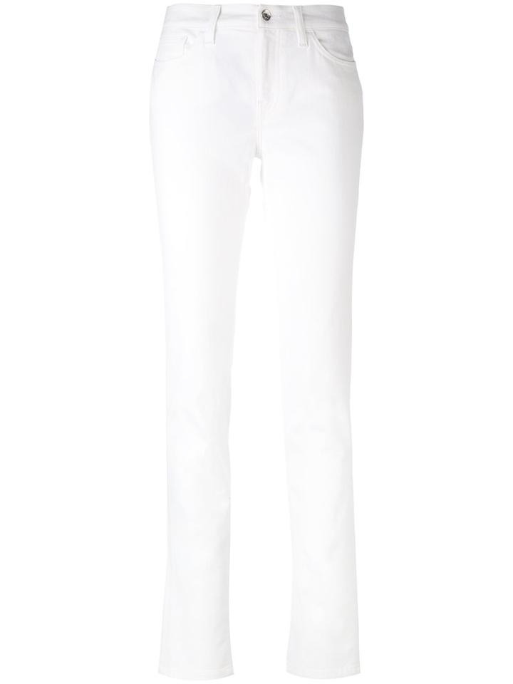 Classic Skinny Jeans - Women - Cotton/leather/spandex/elastane - 44, White, Cotton/leather/spandex/elastane, Dolce & Gabbana