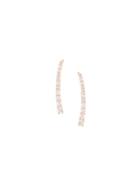 Alinka 18kt Gold Dasha Super Fine Diamond Cuff Earrings - Metallic
