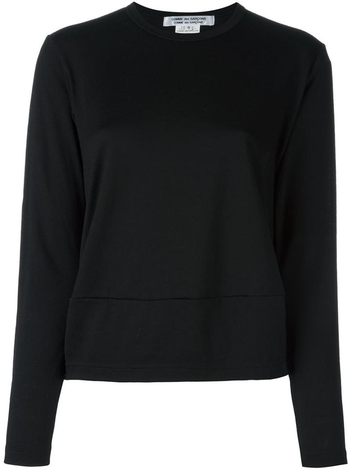 Comme Des Garçons Comme Des Garçons Loose-fit Pullover, Women's, Size: Medium, Black, Wool