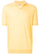 Nuur Knitted Polo Shirt - Yellow & Orange