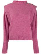 Isabel Marant Étoile Utility-style Knitted Jumper - Pink