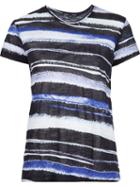 Proenza Schouler Striped T-shirt, Women's, Size: Medium, Blue, Cotton